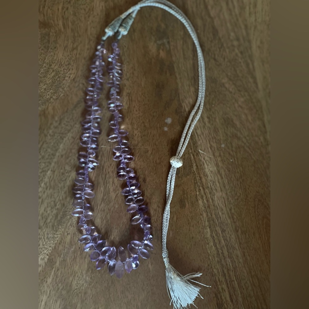 Amethyst necklace - purchased in Dubai